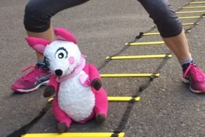 Polly Pink beim LAUFMAMALAUF-Kurs